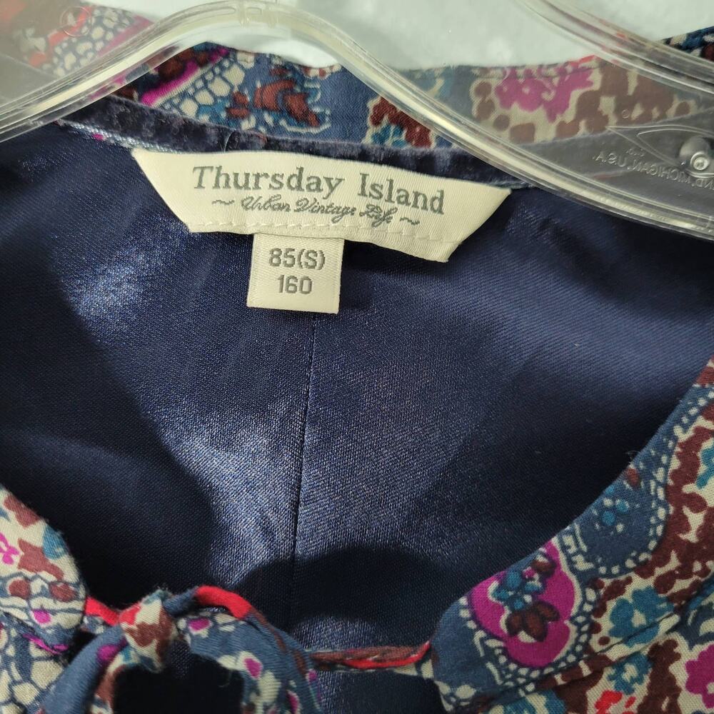 Thursday Island Urban Vintage Life Boho Shift Lined Dress Size S 12222-0492 - Picture 5 of 10